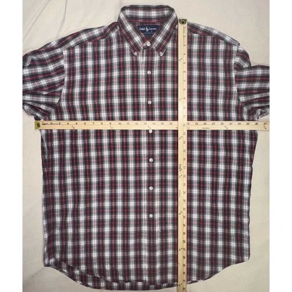 Men's Sz L Ralph Lauren Long Sleeve Button Down Blake Shirts Pony Lot of 3